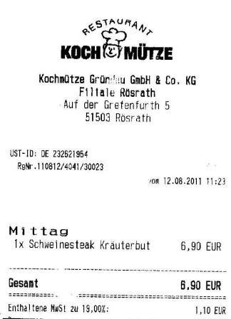 bmcv Höffner Kochmütze Restaurant